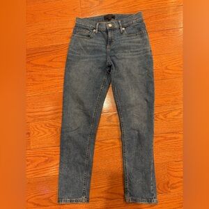 Banana Republic Girlfriend Jeans Women’s 25/0 Petite  Straight Leg Denim